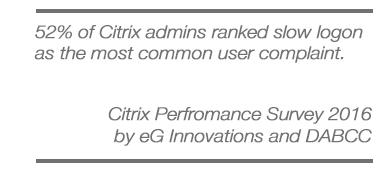 Monitoring Citrix Logon Performance