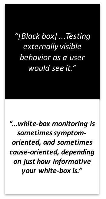 AWS monitoring - black boxes and white boxes