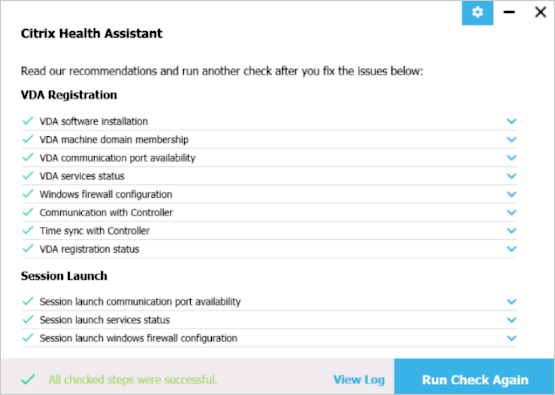 Citrix Health Assistant