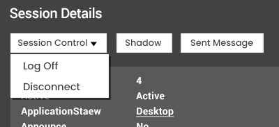 Citrix session details