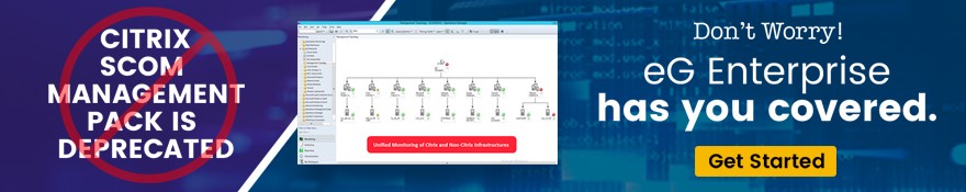 Citrix SCOM Management Pack from eG Innovations - Free Trial