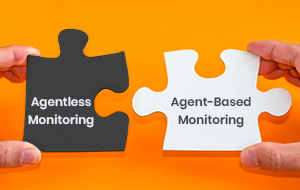 A combination of Agentless and Agent based monitoring is usually required for most infrastructures.