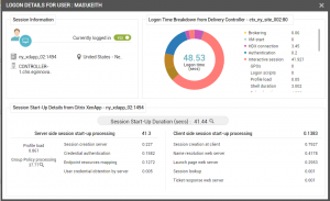 Monitoring the Citrix logon process is an important part of user experience management