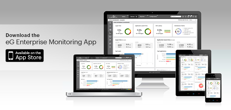 Download the eG Enterprise monitoring app