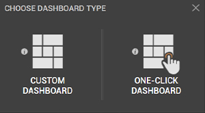 Dashboard selection option