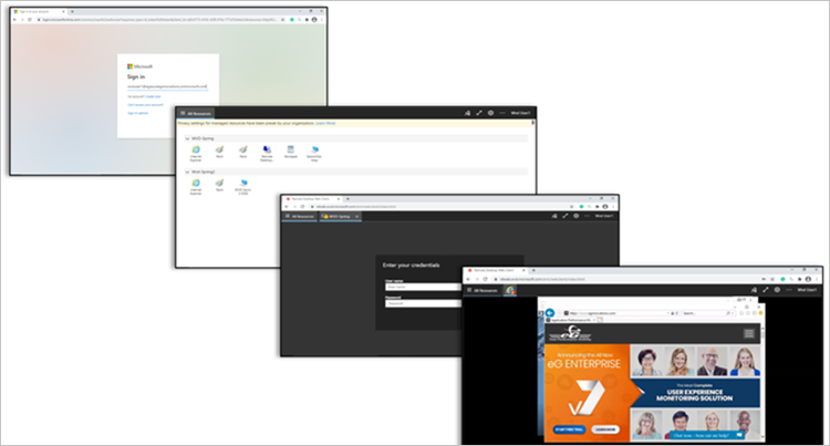 Azure virtual desktop login steps