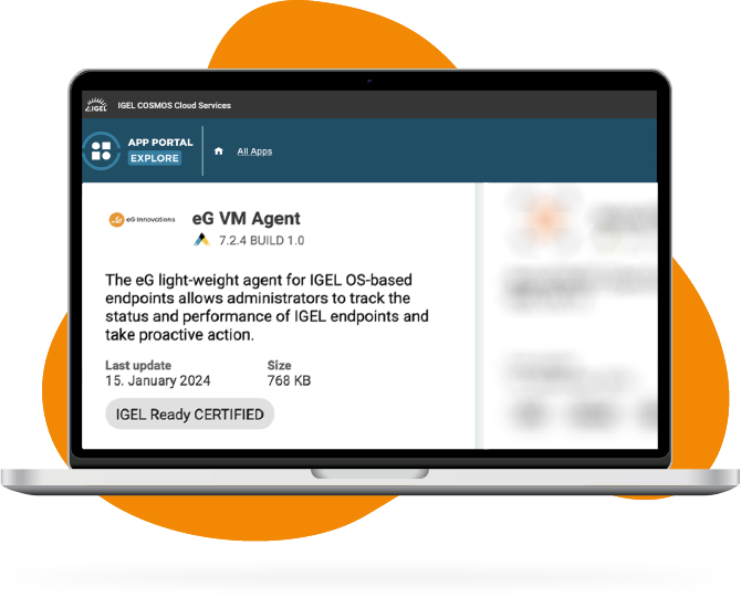 eG Enterprise Monitoring Now Available on the IGEL App Portal