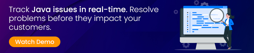 Banner to click on to watch a demo of how eG Enterprise can track Java issues in real-time.