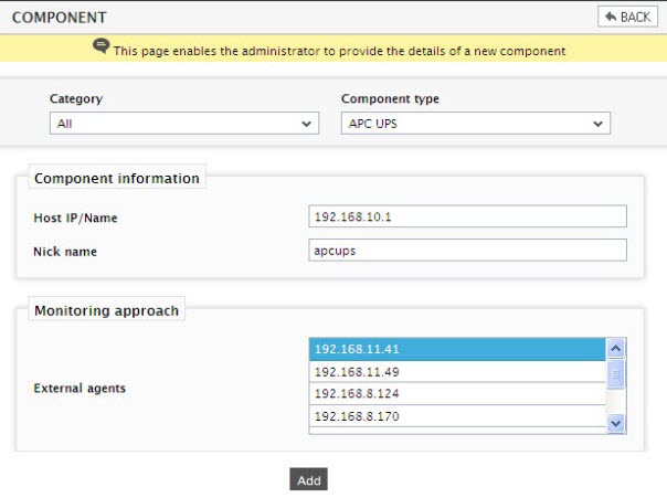 Adding APC UPS