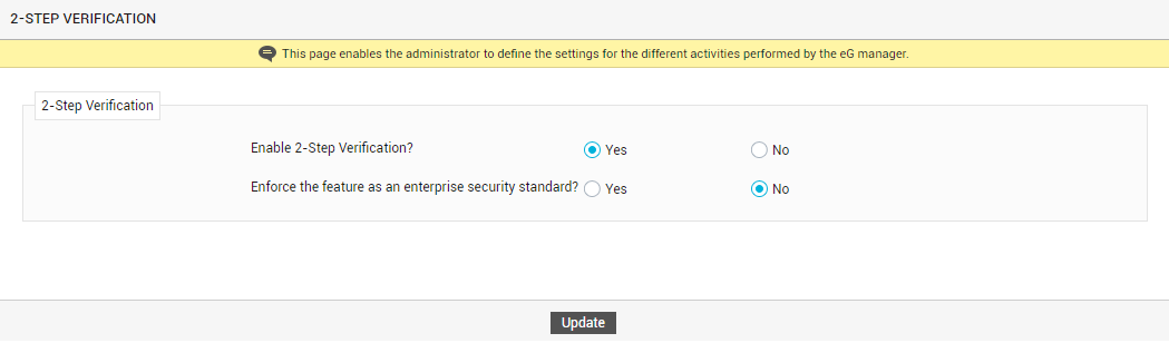 Enabling 2-Step Verification