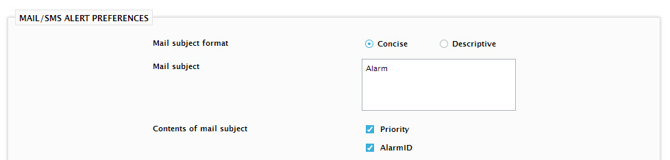 Building Concise Mail Subject