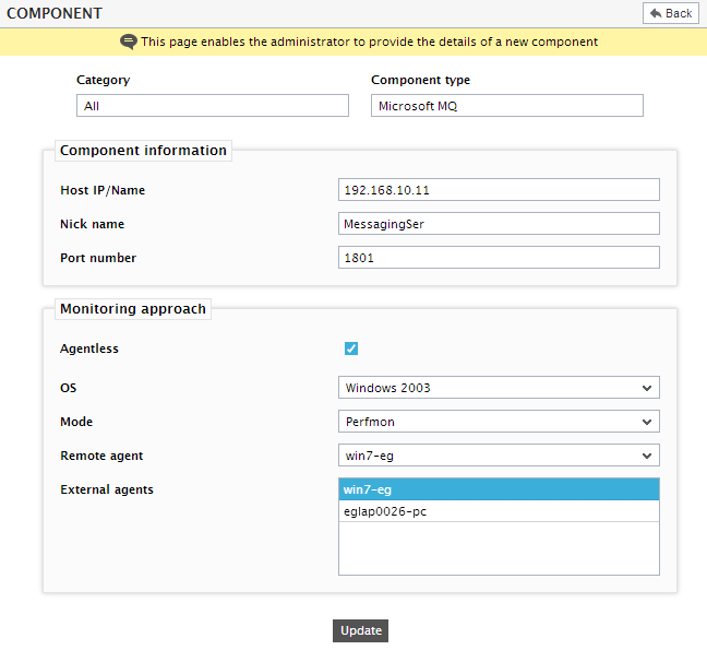 Enabling Agentless Monitoring for Windows