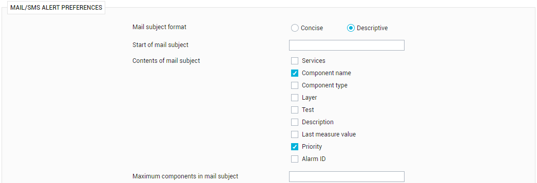 Building Descriptive Mail Subject