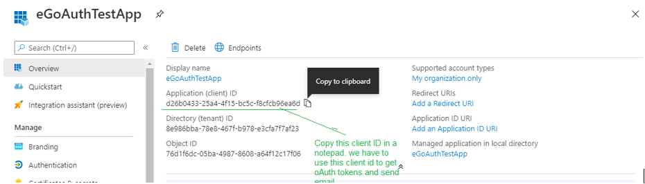 Making Note of Client ID