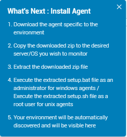 What's Next Note with Agent Install Steps