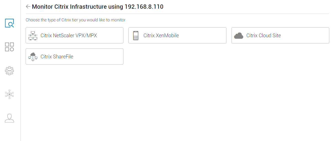 Component Types for Agentless Monitoring