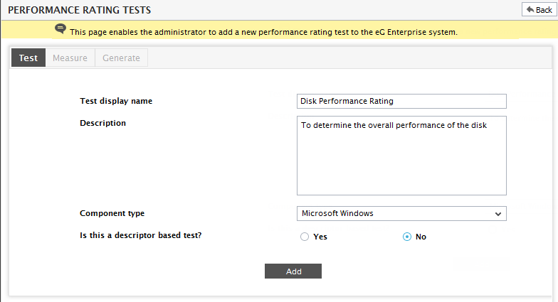 Adding New Performance Test