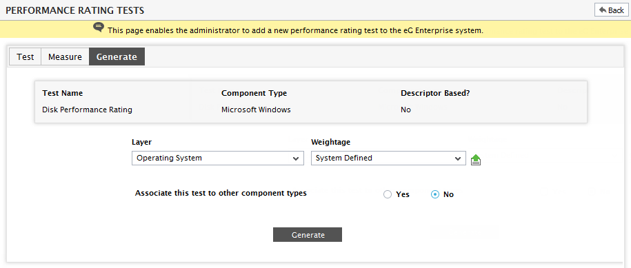 Linking Performance Rating Test with Layer