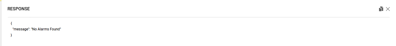 Response Message Indicating Data Unavailability