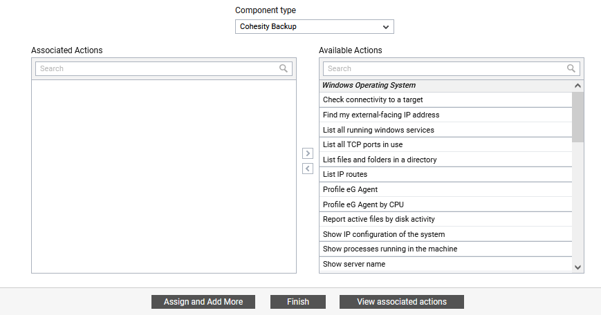 Selecting Remote Control Actions to Assign to User