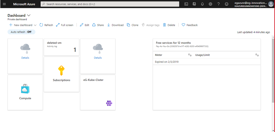 Microsoft Azure Portal