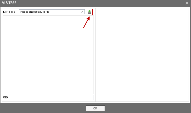 Clicking on MIB Tree Icon