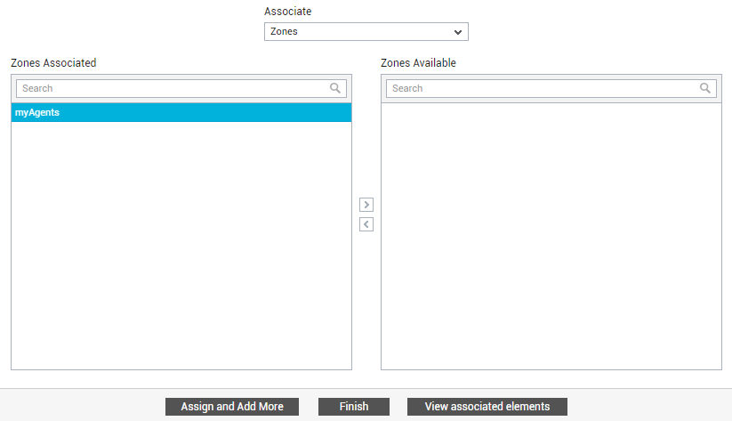 Associating Zones with OU/User