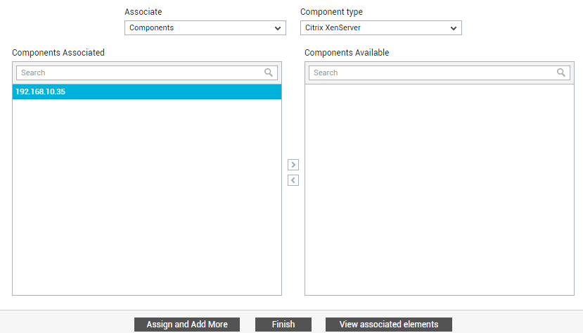 Assigning Components to OU/User