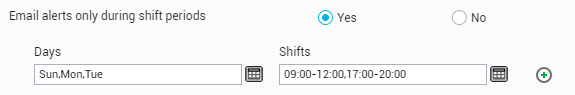 Enabling Shift-based Alerting
