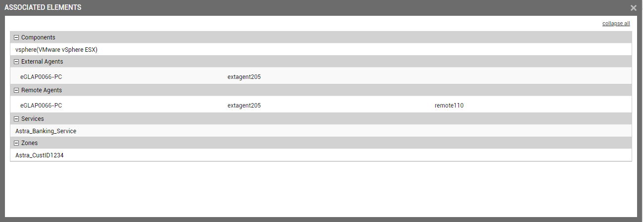 Viewing Element Associations