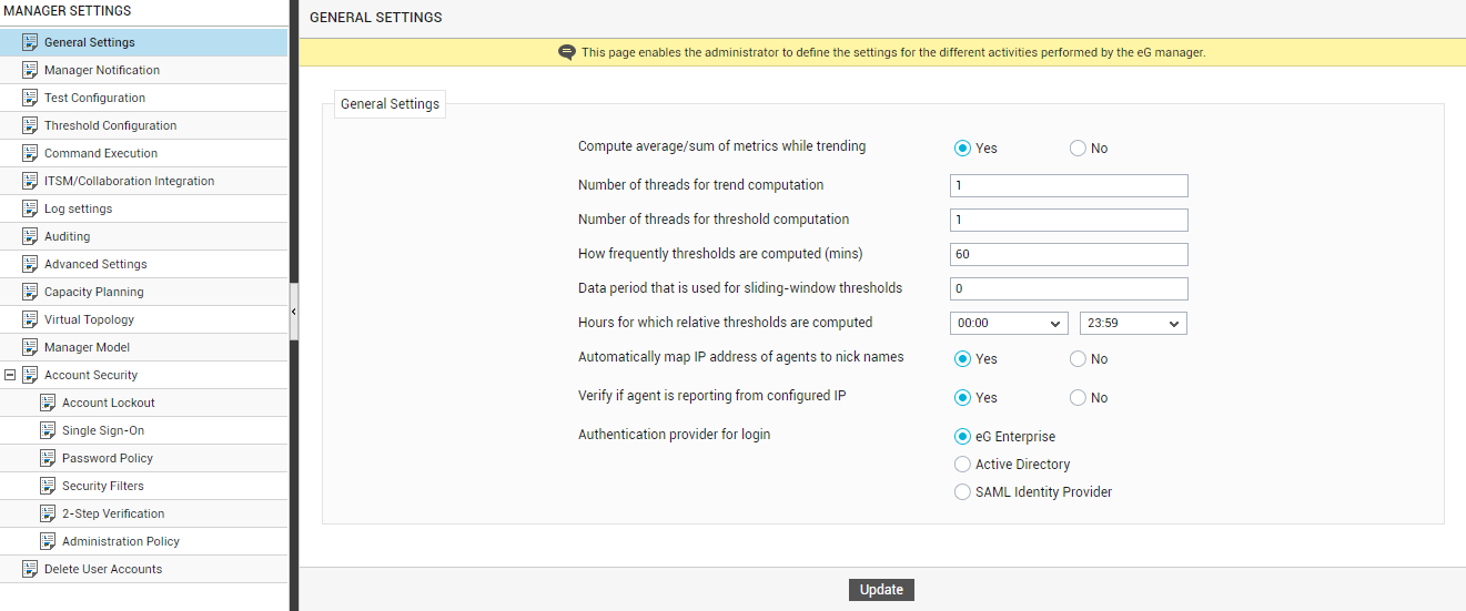 Selecting Authentication Provider for Logins