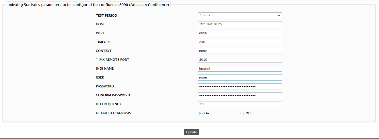 Configuring Test for Atlassian Confluence