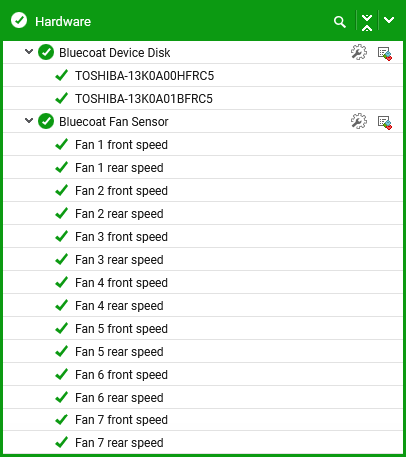 Tests associated to Hardware layer