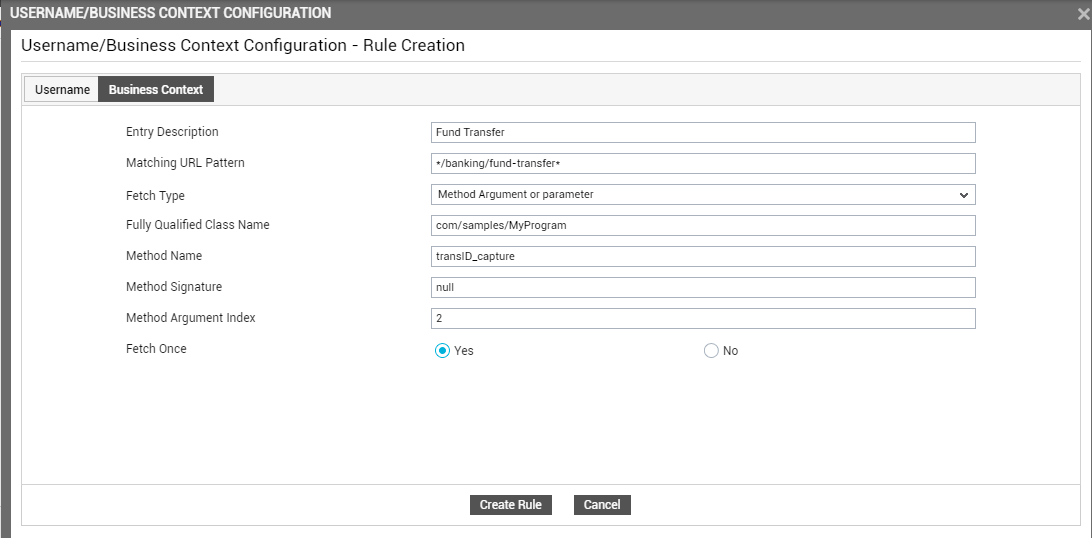 Configuring Rule For Capturing Business Context Into Detailed Diagnosis