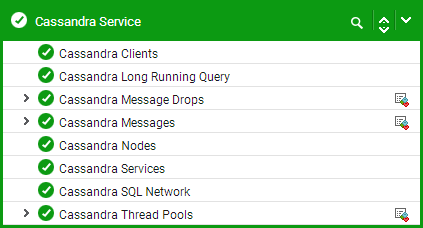 Tests associated to Cassandra Service layer
