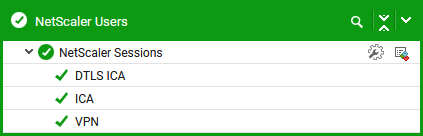 Tests associated to NetScaler Users layer