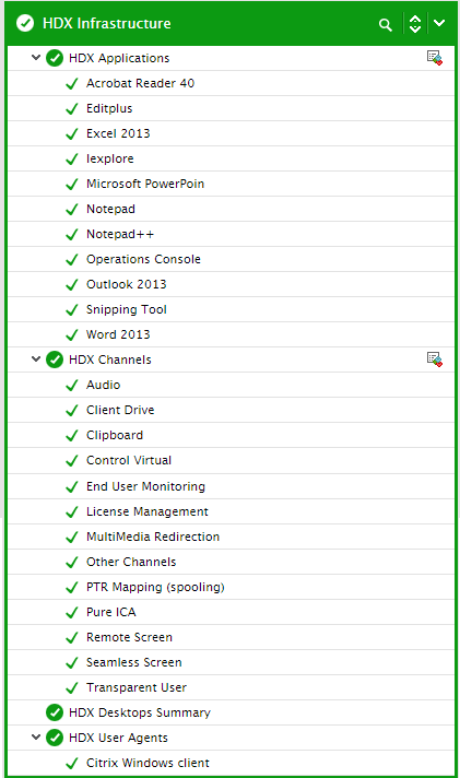 Tests associated to HDX Infrstructure layer