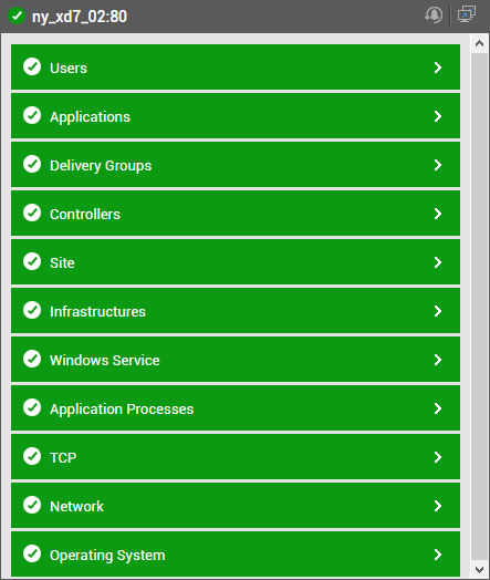 Layers associated to  Delivery Controller 7 server component