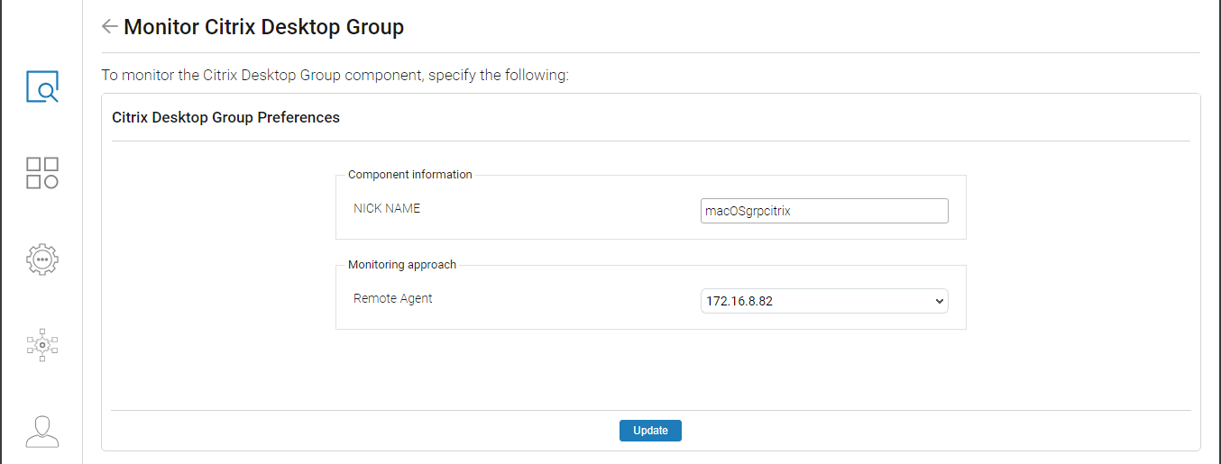Configuring a Physical Desktop Group