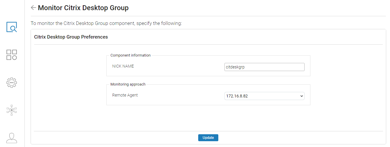 Configuring a Physical Desktop Group