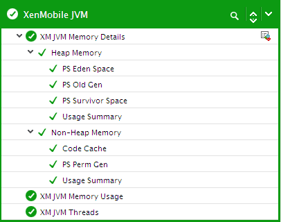 Tests associated to XenMobile JVM layer