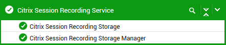 Tests associated to Citrix Session Recording Layer