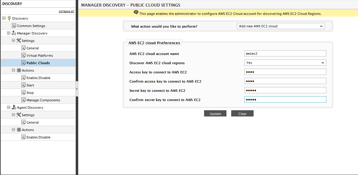 AWS Cloud Component Credentials
