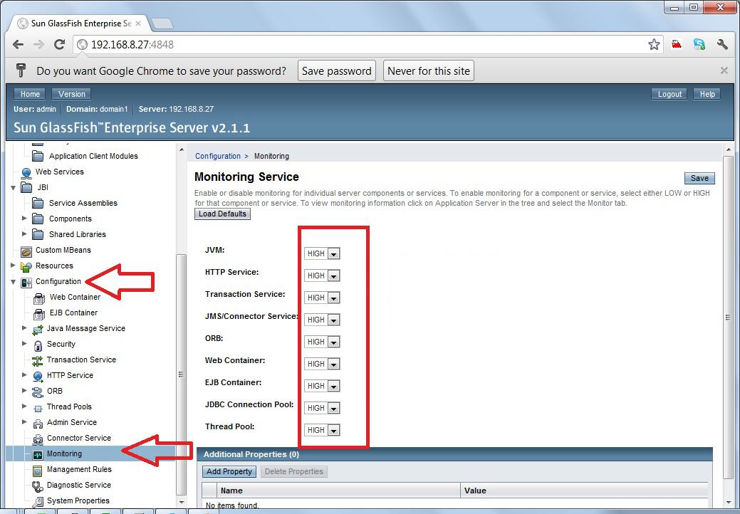 GlassFish Monitoring