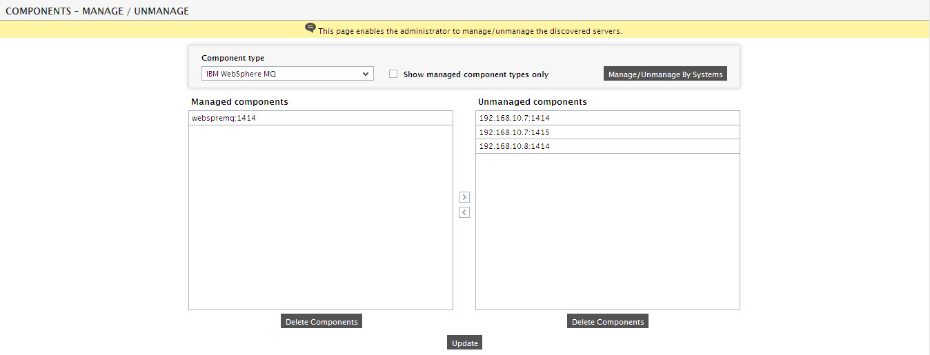 Managing IBM WebSphere MQ Server