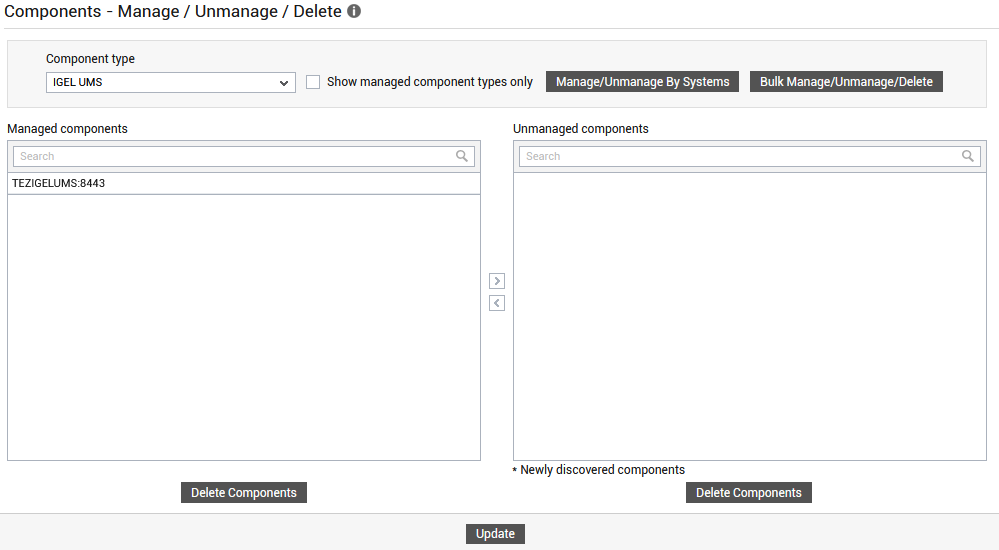 Managing IGEL UMS Server