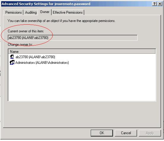Verifying File Owner