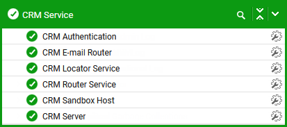 tests associated with the crm service layer