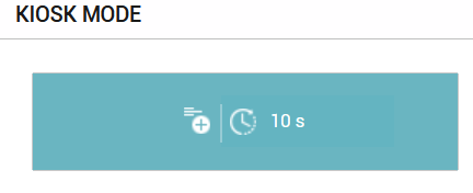 Set Longer Screen Time in Kiosk Mode