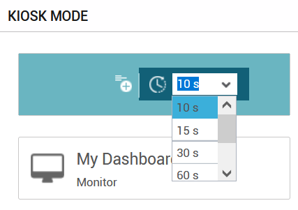 Choose Screen Display Time